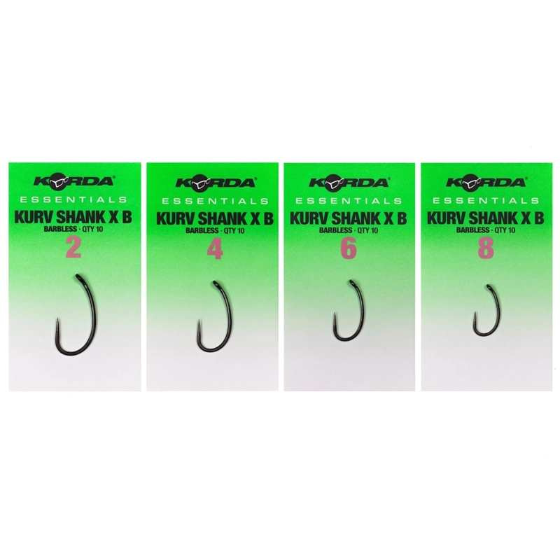 Korda Essentials Kurv X Barbless Hooks